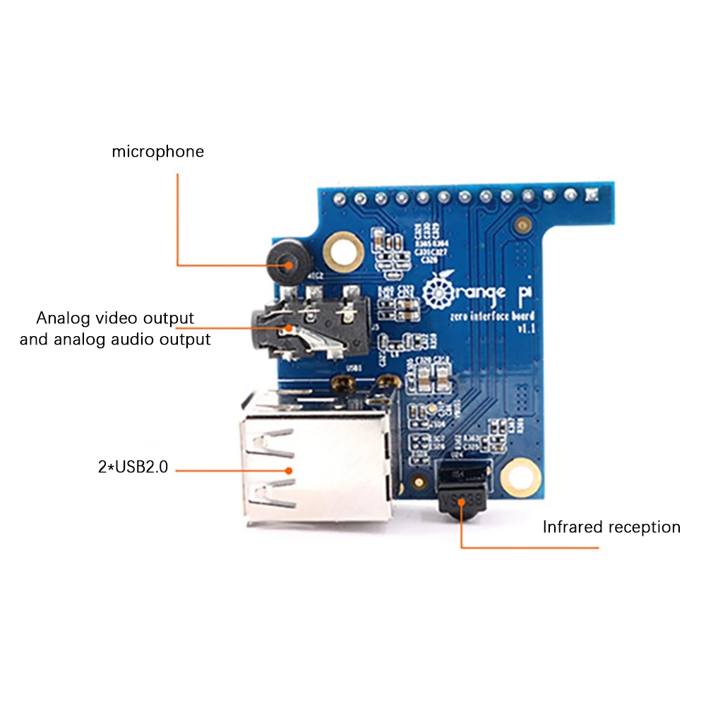 AY14 -Expanding Board Adapter Board Module For Oranger Pi Zero USB Interface