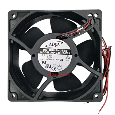 

ADDA AQ1248HB-F51 DC 48V 0.20A 120x120x38mm 2-Wire Server Cooling Fan