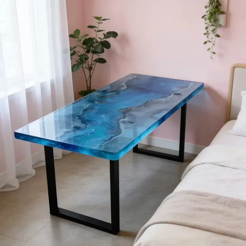 2026 Latest Models Reusable Large Rectangular Silicone Mold Large DIY Homemade Table Resin Mold Pallet Wood and Coffee Table
