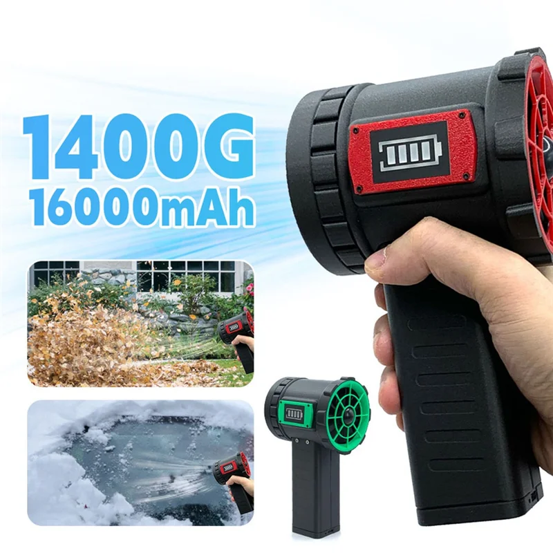 

ABVJ-650W Мощный вентилятор 240 км/ч Бесщеточный двигатель Воздуходувка Индикатор уровня заряда батареи Удаление снега Наружный вентилятор