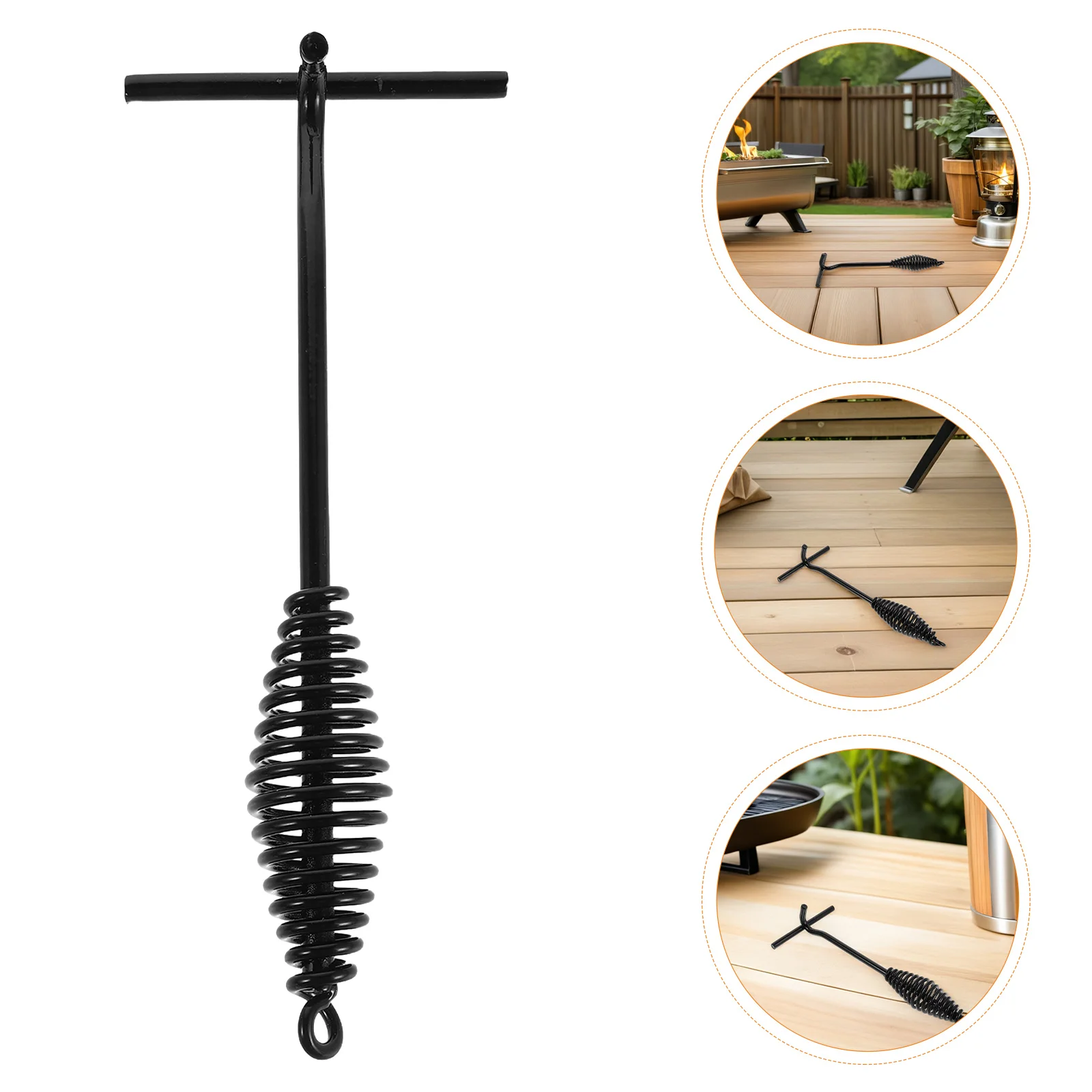 

Cast Iron Dutch Oven Lid Lifter 26Cm Heavy Duty Long Handle Tool for Campfire Cooking Accessories and Bbq Pot Lifter