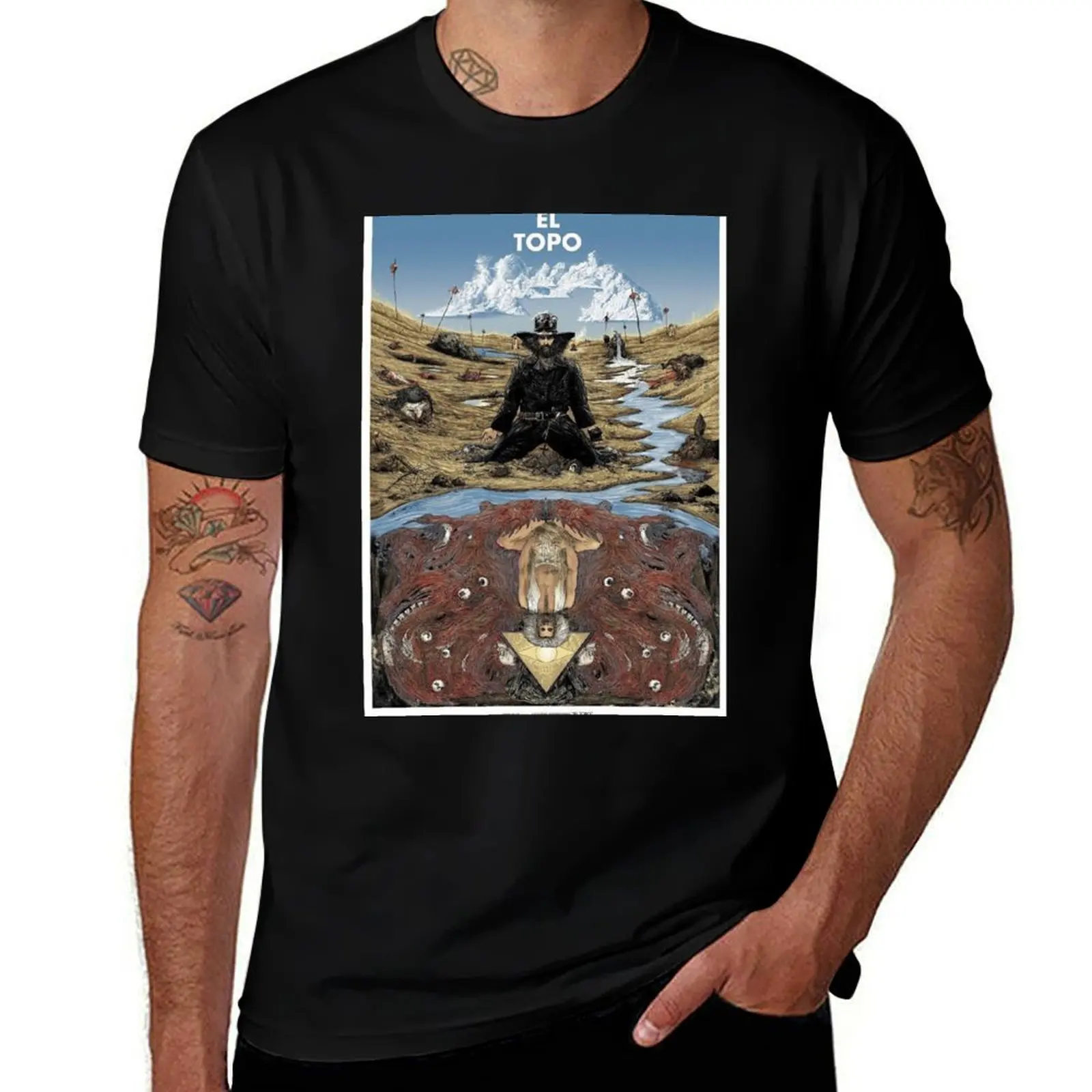 

El Topo T-Shirt t shirts for man slim fit t shirts cotton 100% T-Shirt