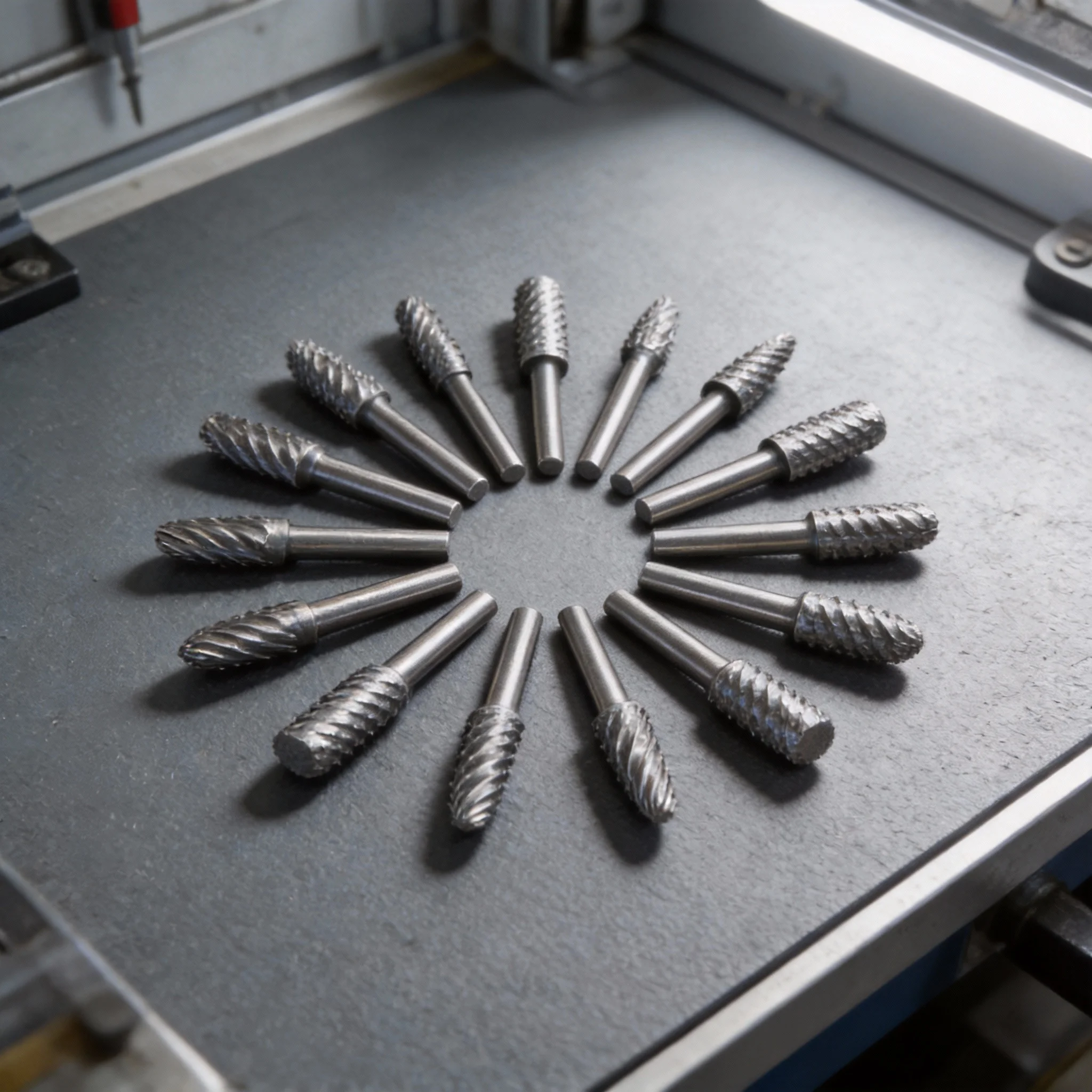 5/10PCSWoodworking Wolf-Tooth-Stick Rotary File Set Sanding Head Finishing Metal-Mould DIY Grinding Head Tool Accessories Set