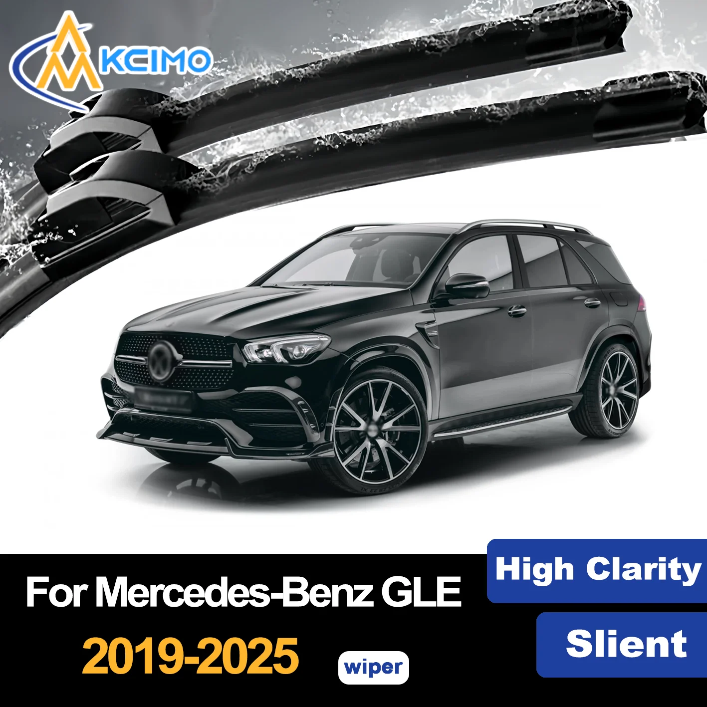 

Front Wiper Blades for Mercedes-Benz GLE W167 C167 Coupé 2019-2025 2020 2021 Car Windscreen Windshield Window Wiper Accessories
