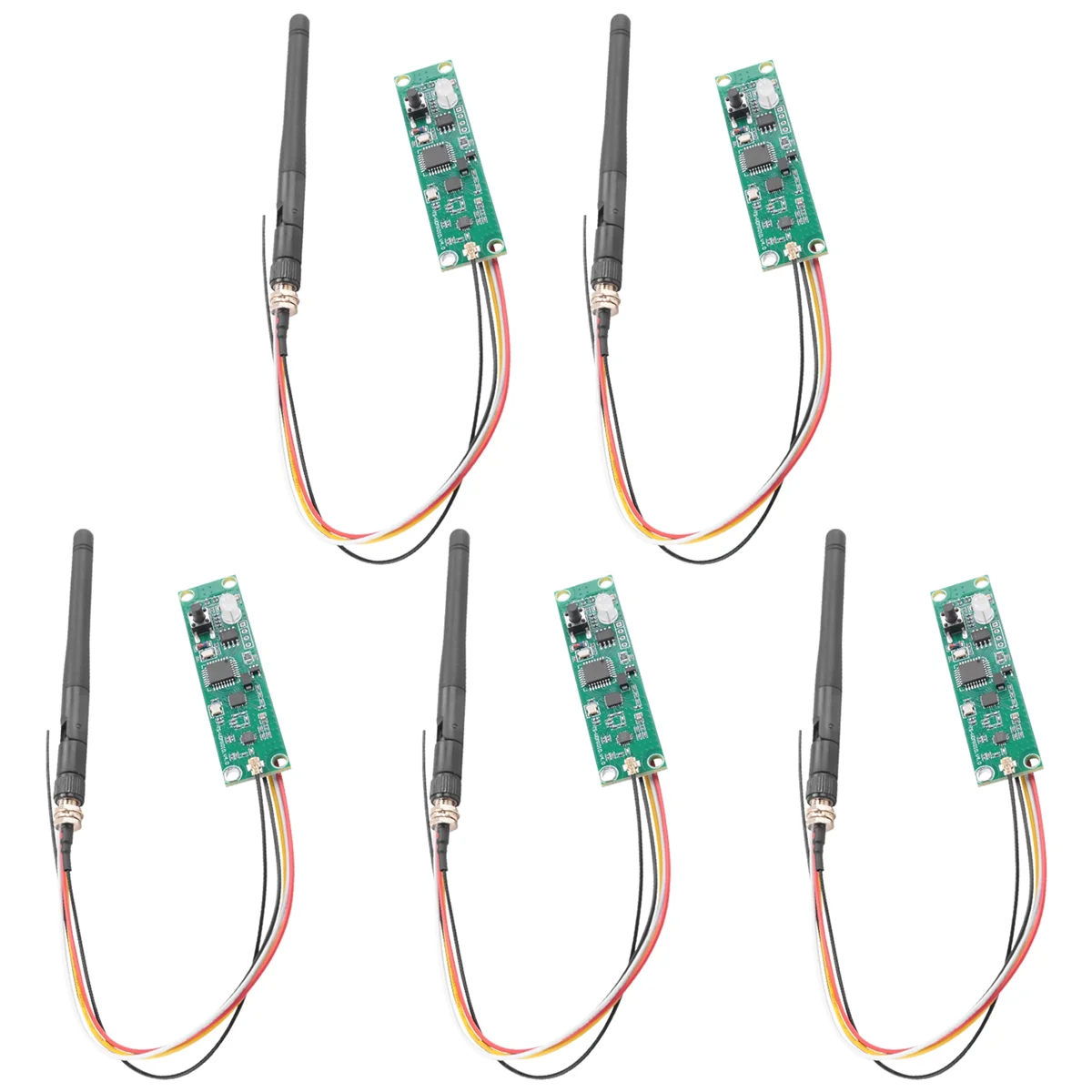 BVBV 5 шт. 2,4 ГГц беспроводной передатчик DMX 512, приемник печатной платы модуля 2 в 1, беспроводная печатная плата с антенной для сценического освещения DMX
