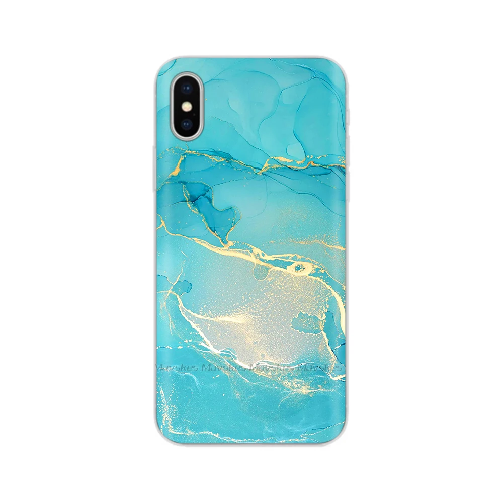 For iPhone X Case Cute Cartoon Painted Shockproof Bumper For iPhone XR XS Max Soft Fundas Shell For iPhoneX XR XS Max Para Cases