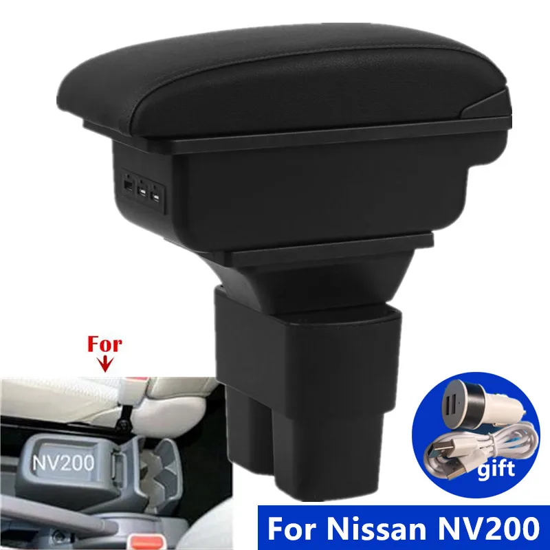 Für Nissan NV200 Armlehne Box Für Nissan NV200 Evalia Auto Armlehne Lagerung Box Innen Gewidmet Retrofit teile Auto Zubehör