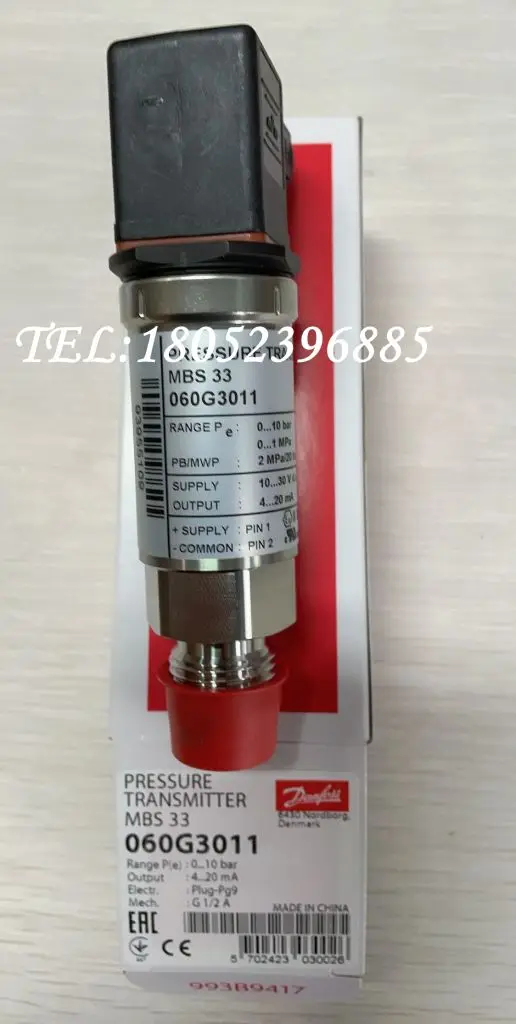 

Danfoss MBS33 датчик давления 060G3006/3012/3019/3036/3040 подлинный