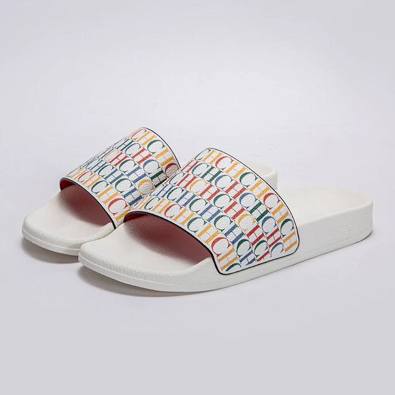 Different Types of Letter Printed Designs for Women\'s Slippers, Multi Color and Multi Size, Exquisite and Comfortable
