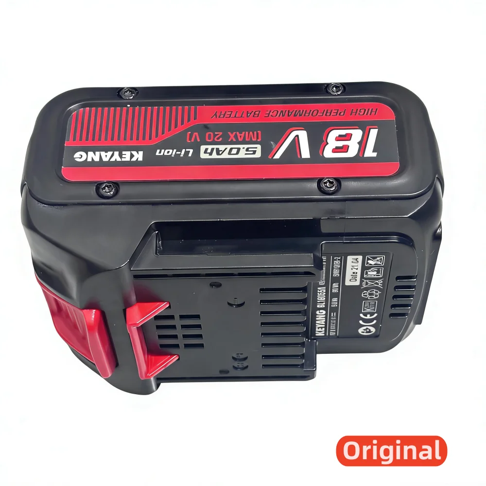 

100% Оригинальный аккумулятор 5Ач для электроинструментов Keyang 18В 20В BL18055A IW18BLA: дрель, угловая шлифмашина, пила, шуруповерт, ударный инструмент