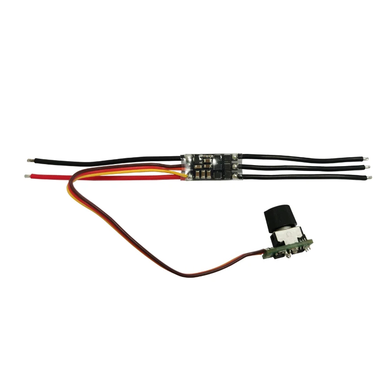 30A Brushless ESC Jet Fan Electronic Speed Controller Motor Driver No Signal Required For DIY Jetfan Tester