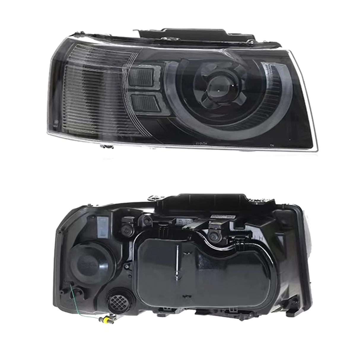 Auto lamp 2010-2015 year for Land Rover Freelander 2 Headlight Assembly Modified Defender LED Lense Daytime Running Light