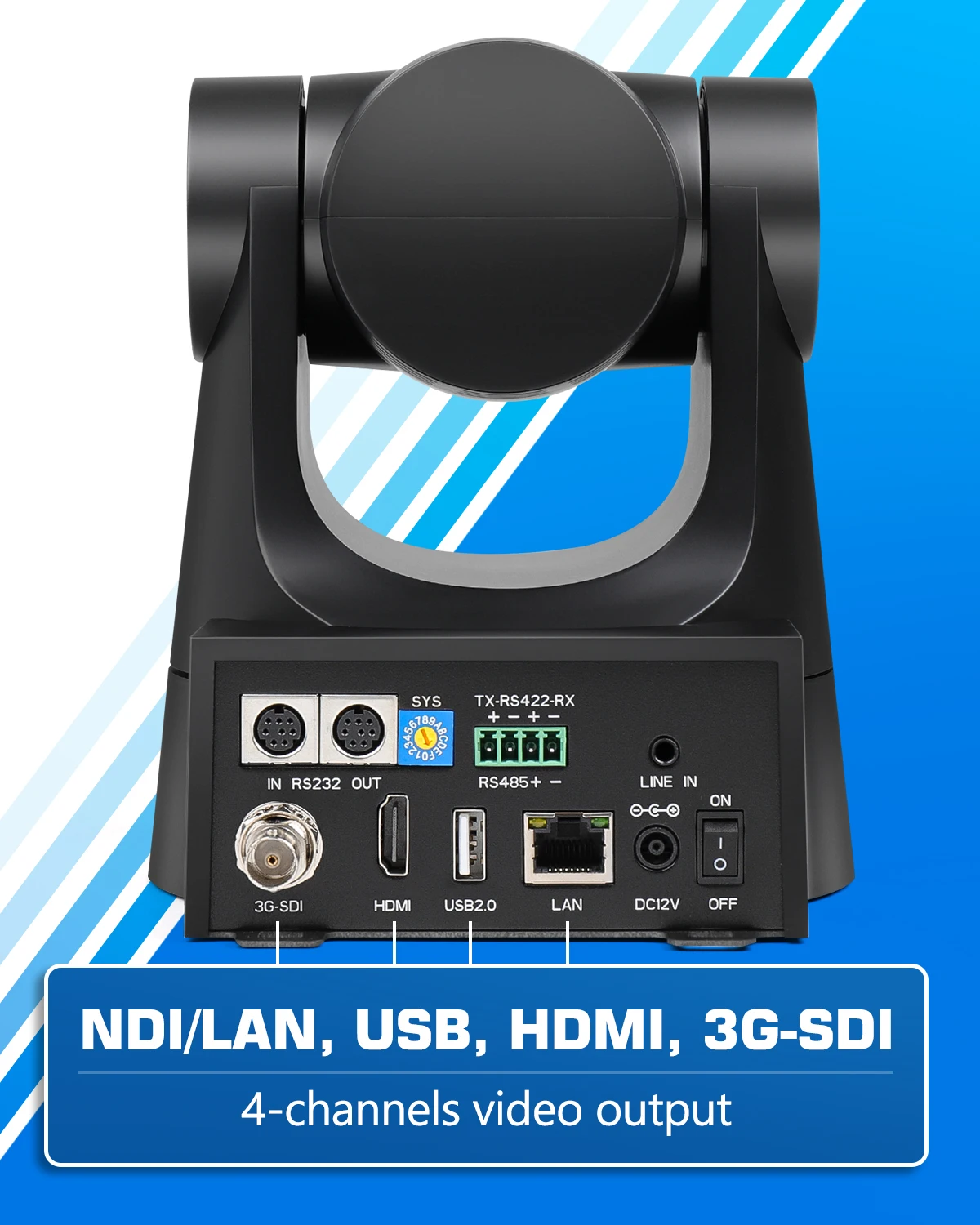 Best Price Best Sale KN20A NDI HX PTZ Camera 20X-NDI Camera POE NDI Camera for Church Living Streaming
