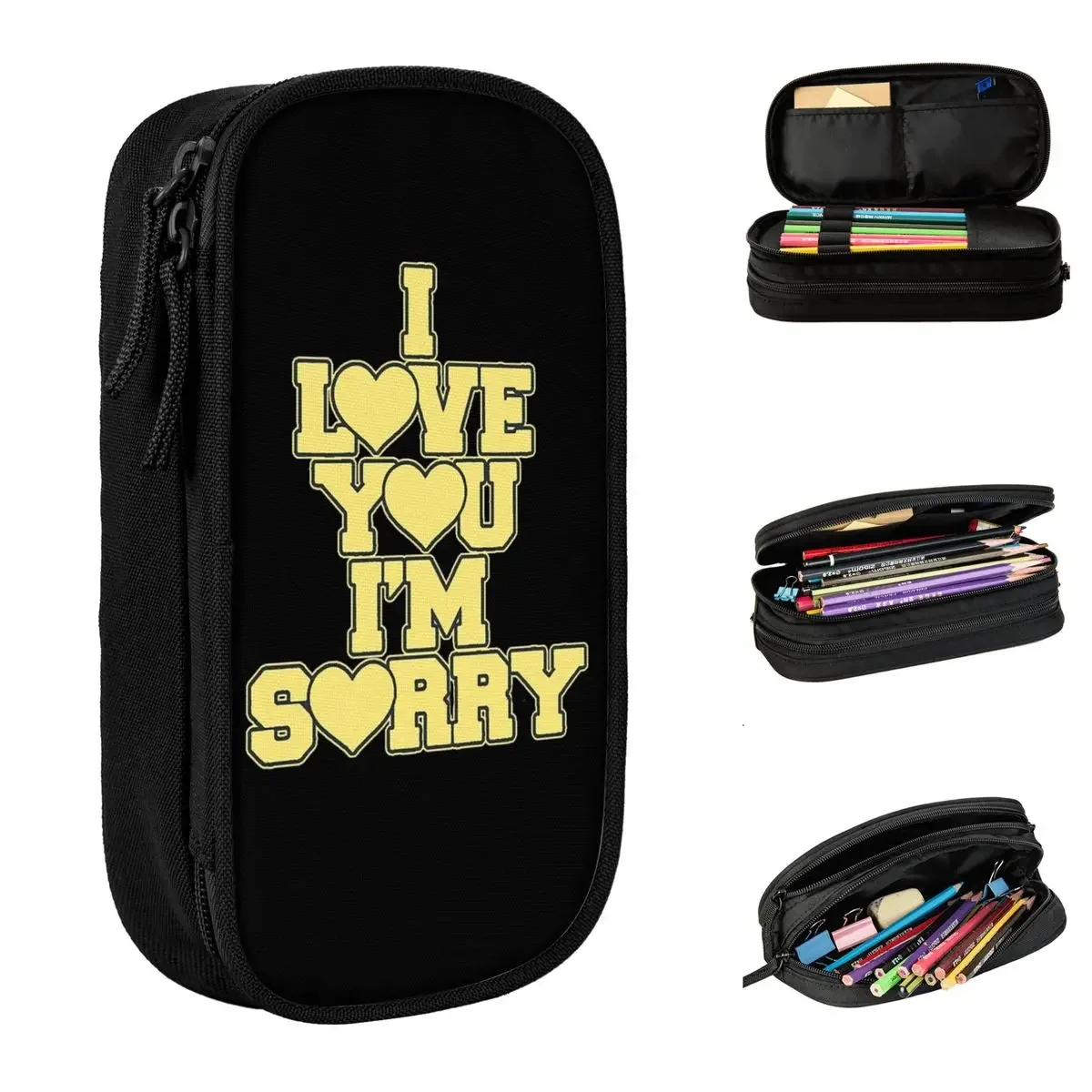 

Gracie Abrams I Love You I'm Sorry Pencil Cases Pen Bags Girls Boys Big Capacity School Supplies Zipper Pencilcases