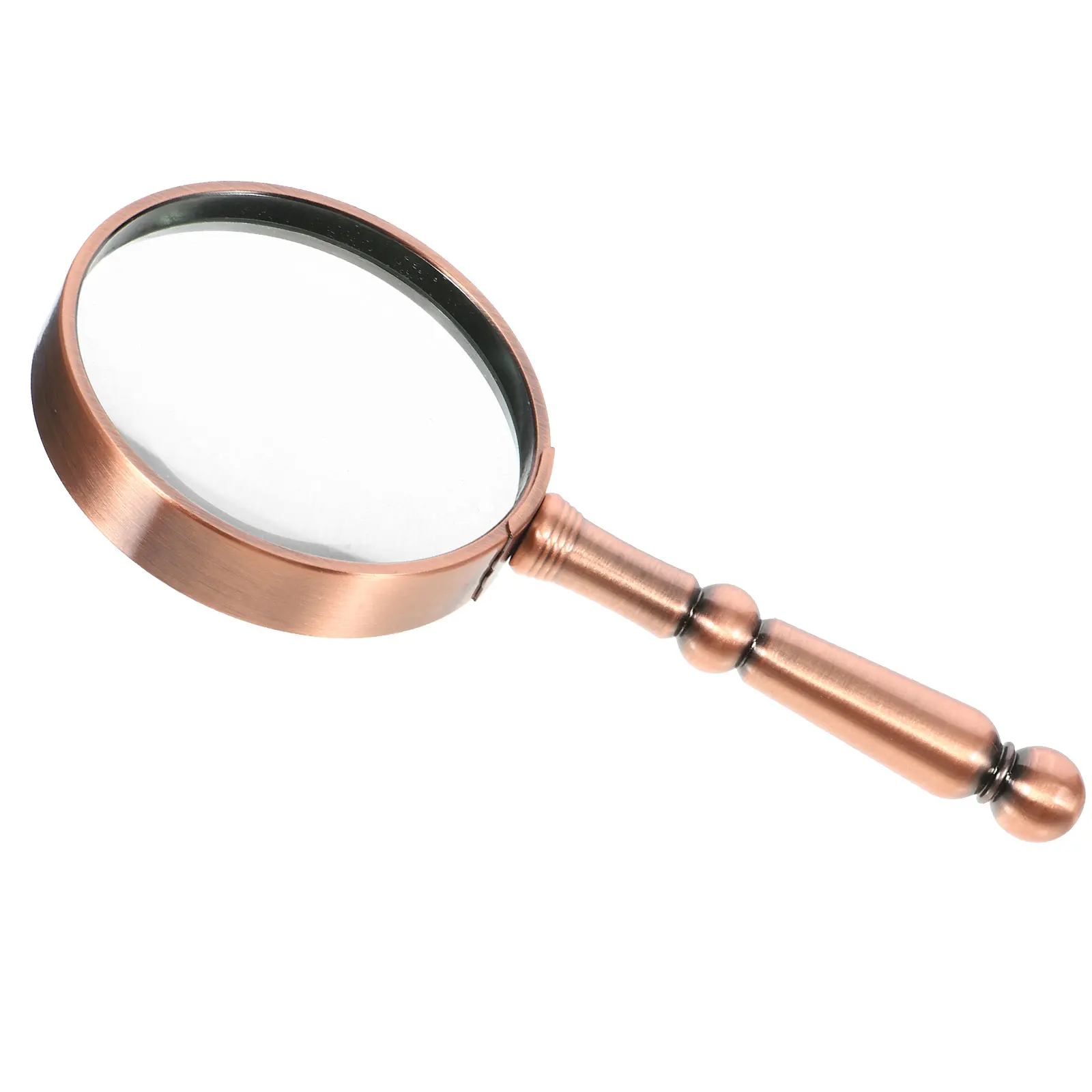 

Vintage Magnifying Glass Durable Practical Handheld Reading Aid for Old People Books Newspapers Mobile Phones Comfortable