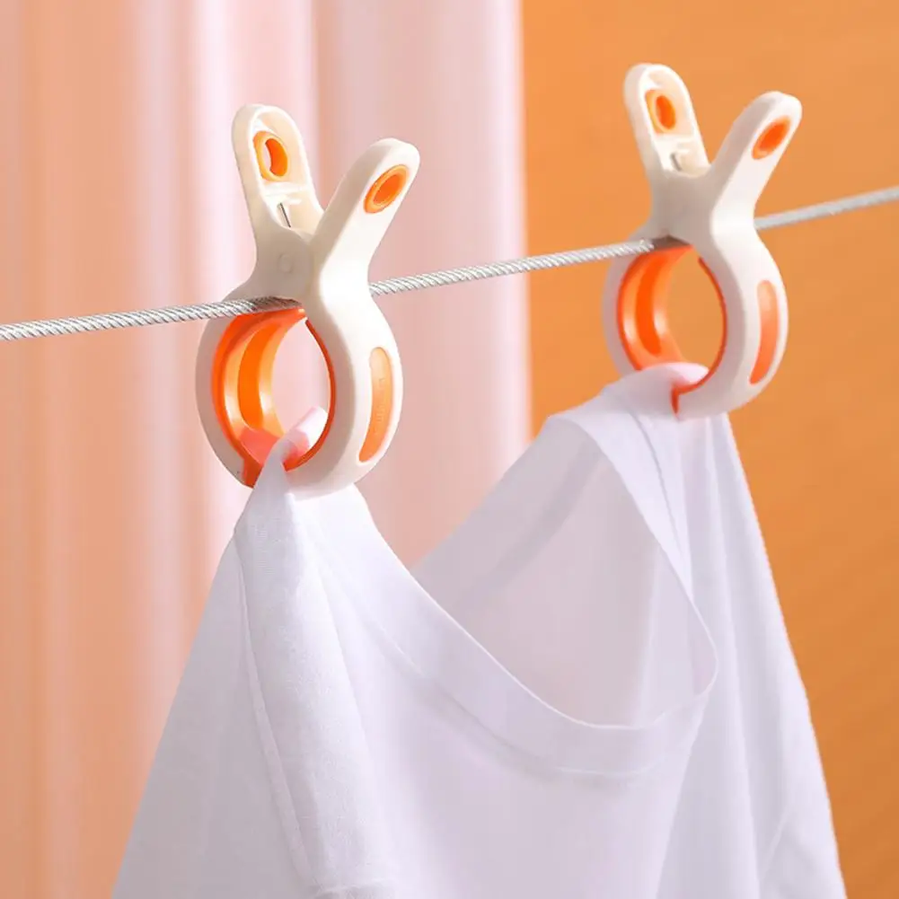 1/4Pcs Beach Chair Towel Clips Double-Layer Clothespins Strong Grip Windproof Clothes Hanging Clips Quilt Clamp Holders 수건집게