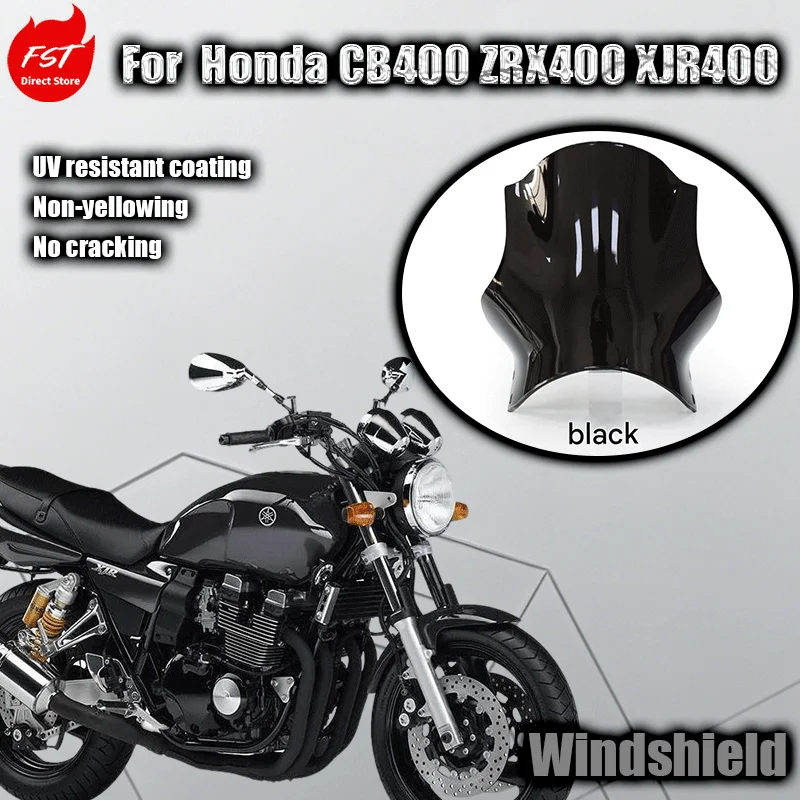 

Спортивный обтекатель ветрового стекла для мотоциклов Honda CB400, ZRX400, XJR400, аксессуары, индивидуальная установка