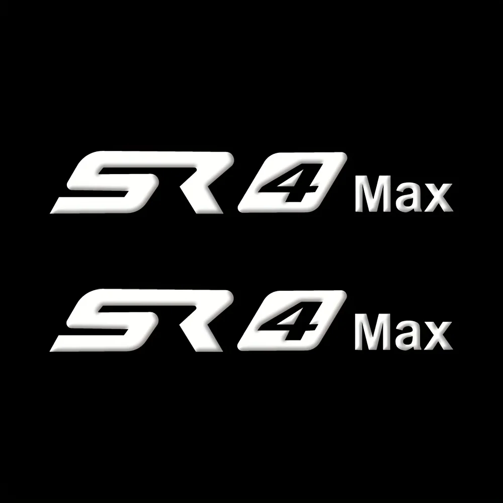 

2PCS/SET SR4 Max Stickers Multi Color Vinyl Decals For Motorcycle Body Night Safety Decor