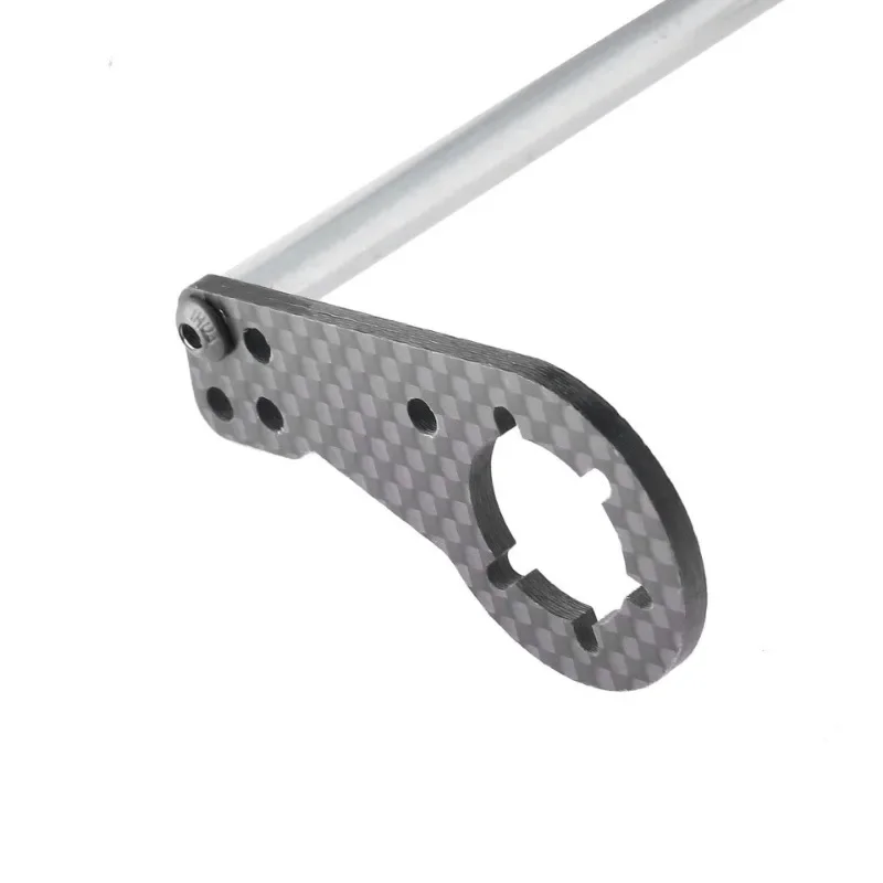 Soporte de montaje de choque de fibra de carbono para Tamiya CW-01/Lunch Box - Pieza de actualización de coche RC