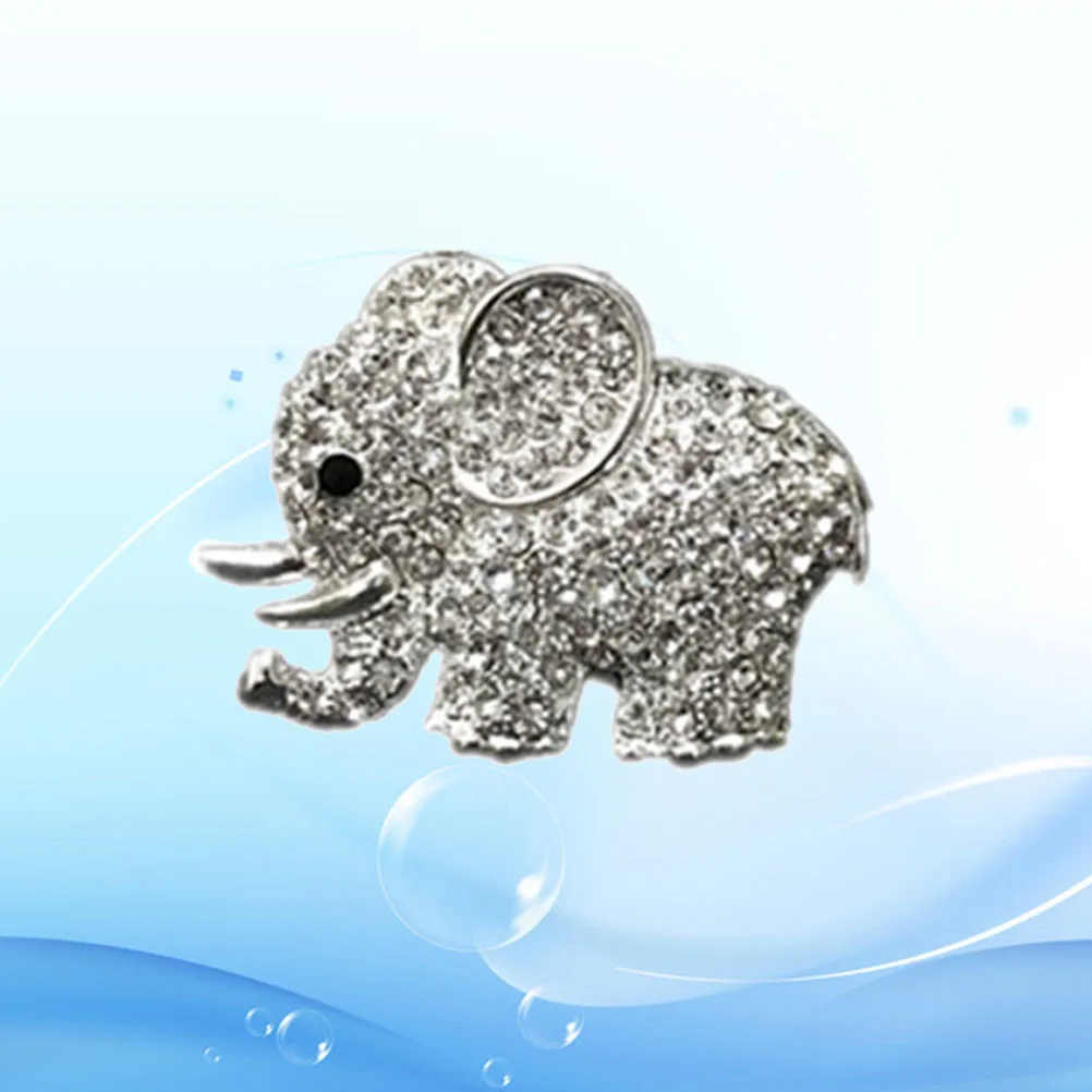 

1Pcs Elephant Car Perfume Clip Silver Diamond Crystal Rhinestone Car Air Freshener Styling Air Outlet Fragrant Clip