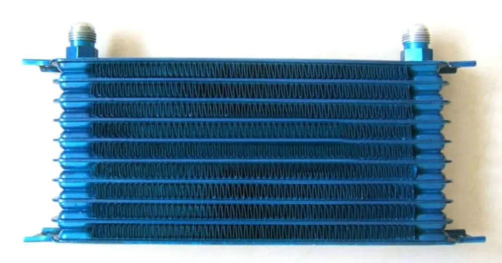 

Aluminum Oil Cooler FOR Universal 10 Row Racing Engine Transmission 10AN Blue 262mm Oilcooler NEW Hot Selling