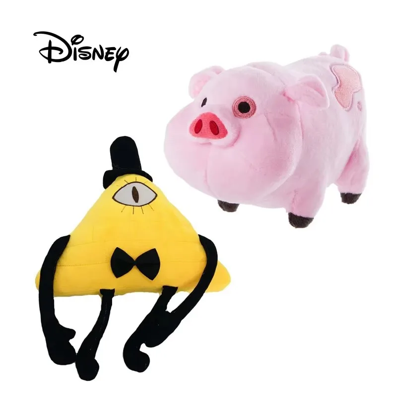 18/28cm Disney Kawaii Plush Stuffed Toys Gravity Falls Cartoon Waddles Pig Bill Cipher Toy For Children Dolls Kid Christmas Gift