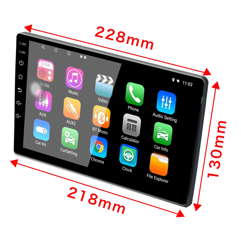 

Ezonetronics Universal Multimedia Head Unit Double Din Audio Stereo Radio 2 Din 9 Inch Android 10.1 Car Dvd Player