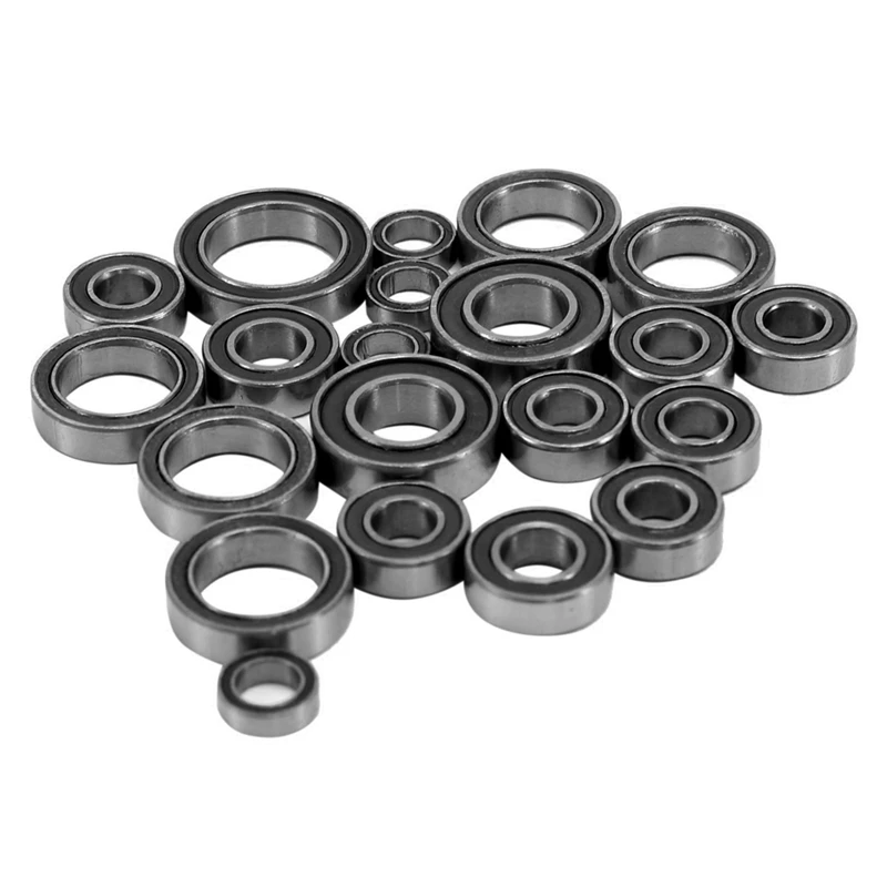 21Pcs Sealed Bearing Kit For Traxxas Slash 4X4 VXL Rustler Stampede HQ727 Remo 1/10 RC Car Upgrades Parts Accessories