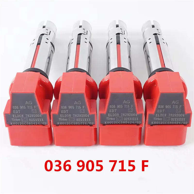 

036905715F Автомобильные катушки зажигания для VW Golf Jetta Beetle Passat Tiguan CC для Audi A1 A2 A3 для Skoda Octavia 1.4T 1.6L 2002-2018