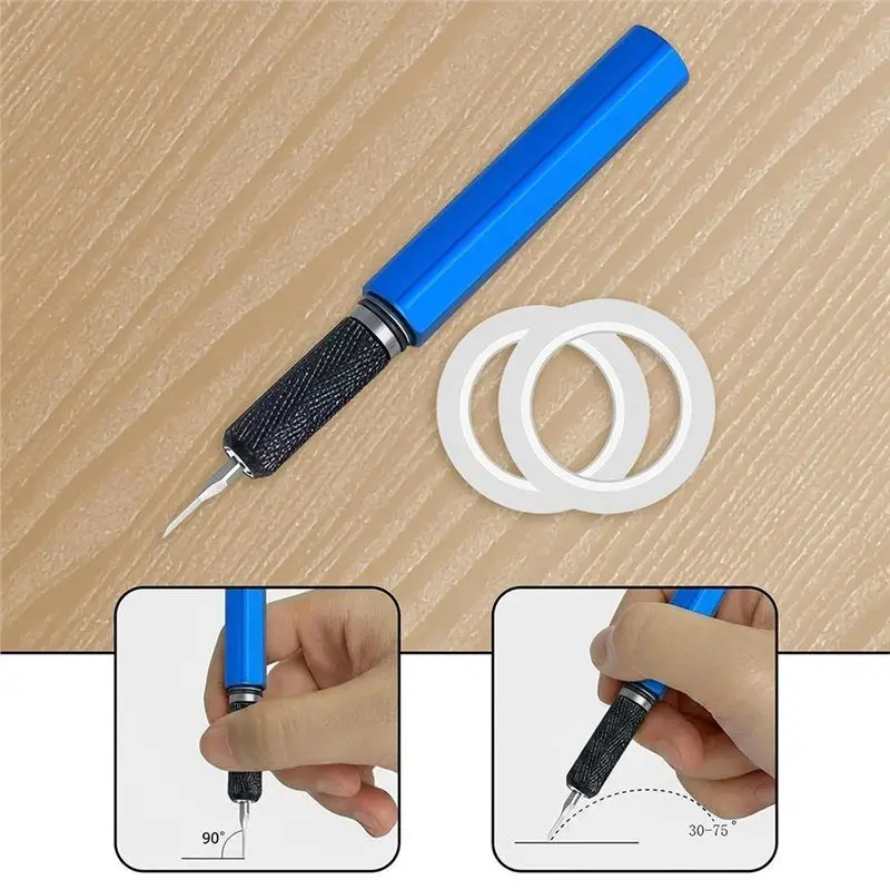 BAAJ-Scriber Ergonomic Handle Scribing Tool Set For Engraving Resin Models, 0.15Mm Tip Precision