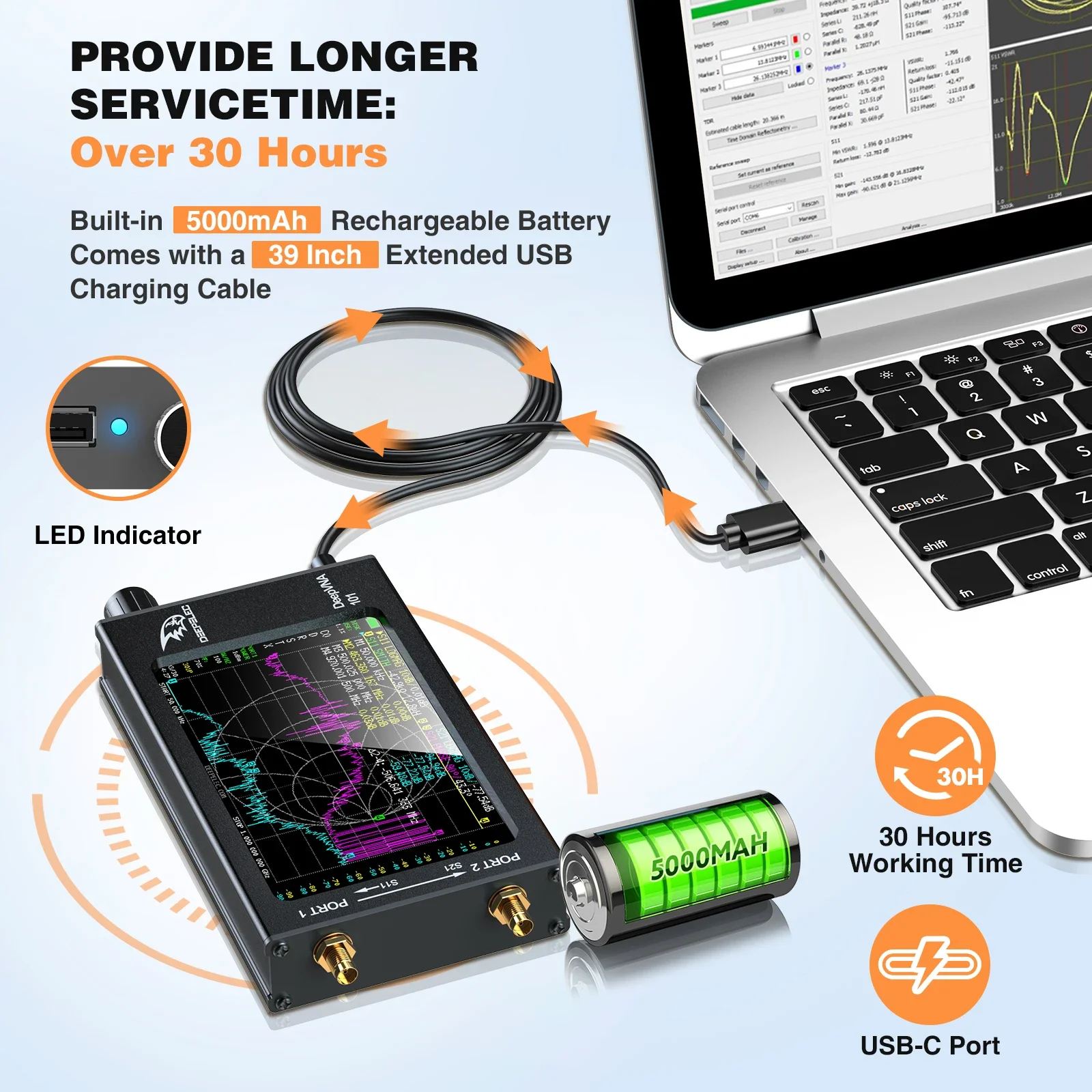 DeepVNA 101 Vector Network Analyzer 4.3 \