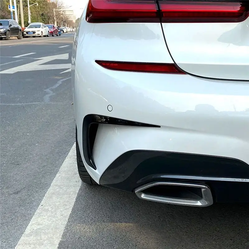 Car Rear Bumper Side Splitter Wing Spoiler For BMW 3 Series G20 Sport Edition 318I 320I 330I 2019-2022-A02G