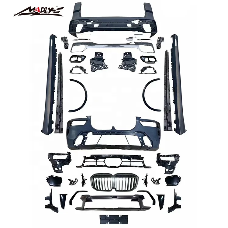 High Quality X7 G07 body kits for BMWs X7 GO7 LCI Regular Edition Upgrade to M60i Body Kit For BMWs G07 2019+