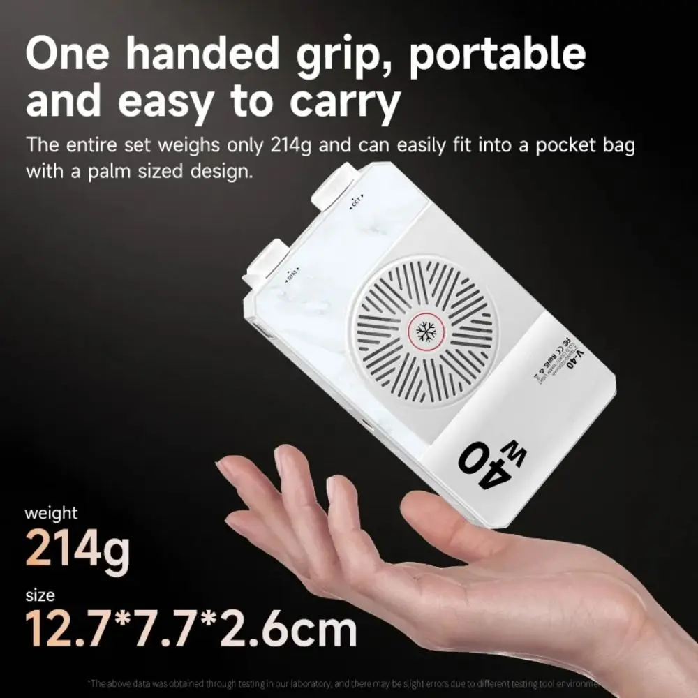 40W RGB LED Camera Light 2800-9000K CRI/TLCI 90+ Pocket Photography Light FX 8 Modes High Power Mini LED Video Lamp Photo Studio