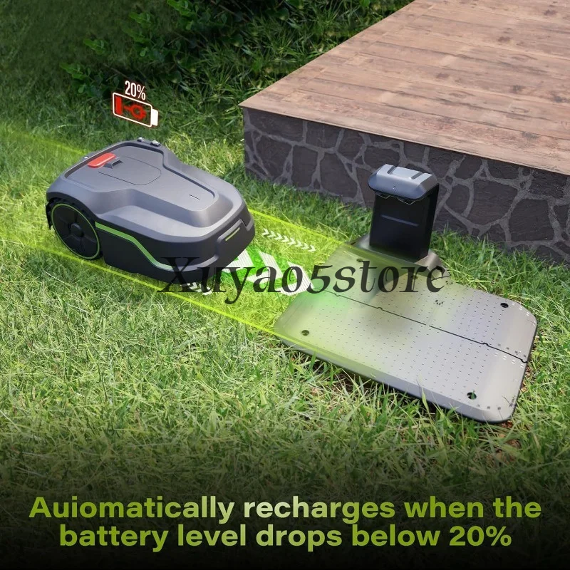 Automatic intelligent lawn mower Household garden lawn mower Ultrasonic outdoor high-efficiency lawn mowing i600