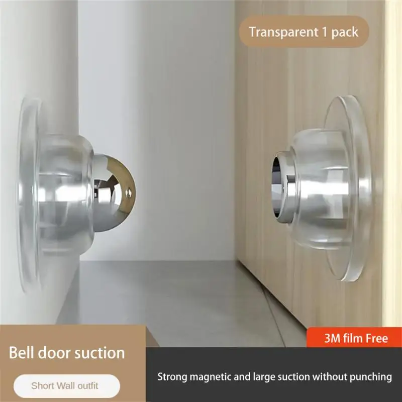 Silicone Door Suck Hotel Household Strong Magnetic Strong Mute Door Touch Silicone Anti-collision Door Stall Door Stopper