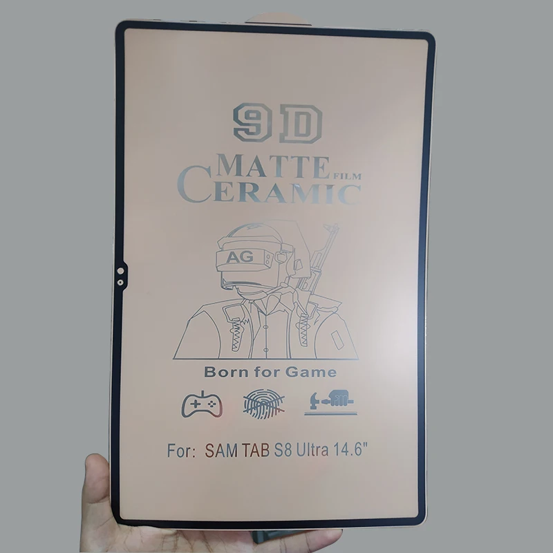 Para samsung galaxy tab s8 s9 s7 plus ultra s9 + s9fe s7fe tab a8 cerâmica fosco hd filme protetor de tela sem impressão digital não vidro