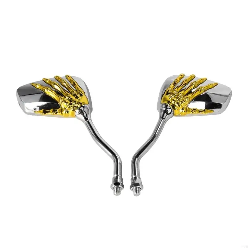 Universal Motorcycles Mirror Skull Claws Design Easy Carry Side Reflectors R6FB