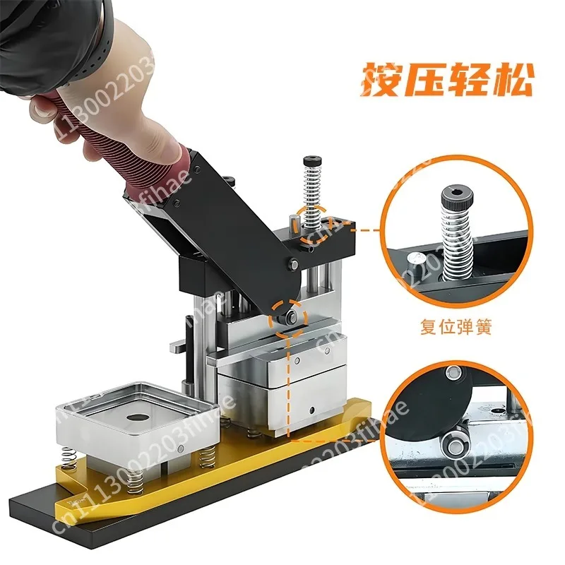 50 * 50MM square badge machine badge  soft magnet suction card  set DIY refrigerator sticker making machine