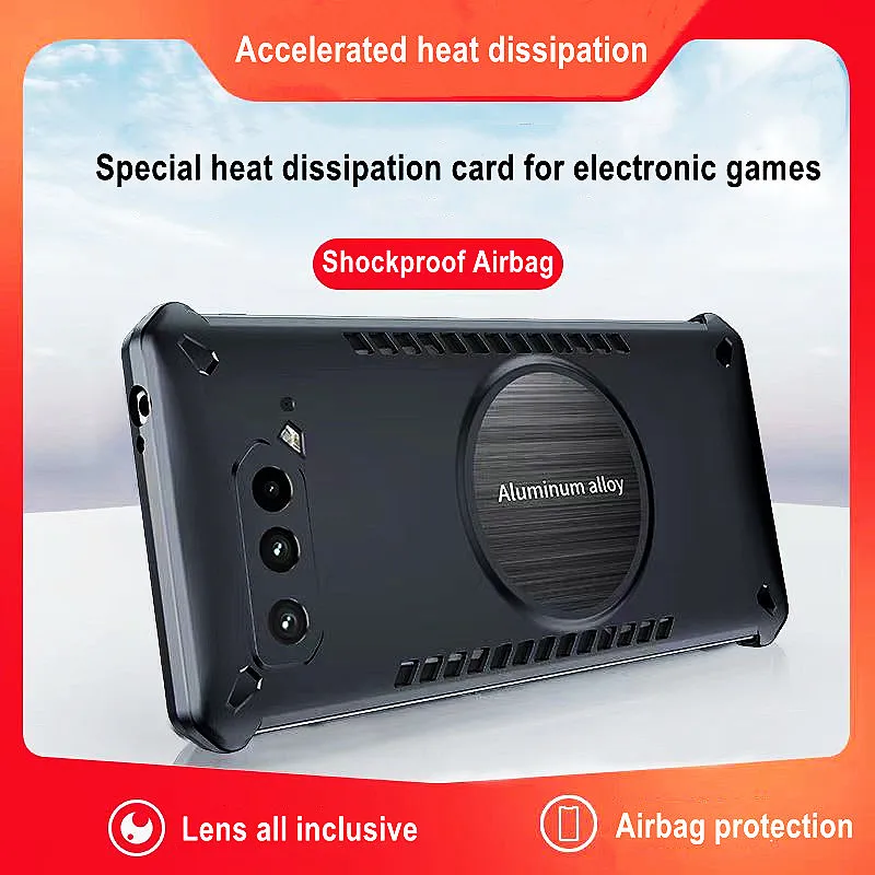 

Heat Dissipation Cooling Case For Asus ROG Phone 5 Case PC Frame Aluminum alloy chip Heat dissipation For ROG Phone 5 Cover Case