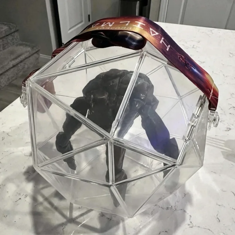 Cubo de Palomitas de Maíz de Plástico con Diseño de Personajes de la Película 'Project Hail Mary', Contenedor de Aperitivos para Fiestas en Casa