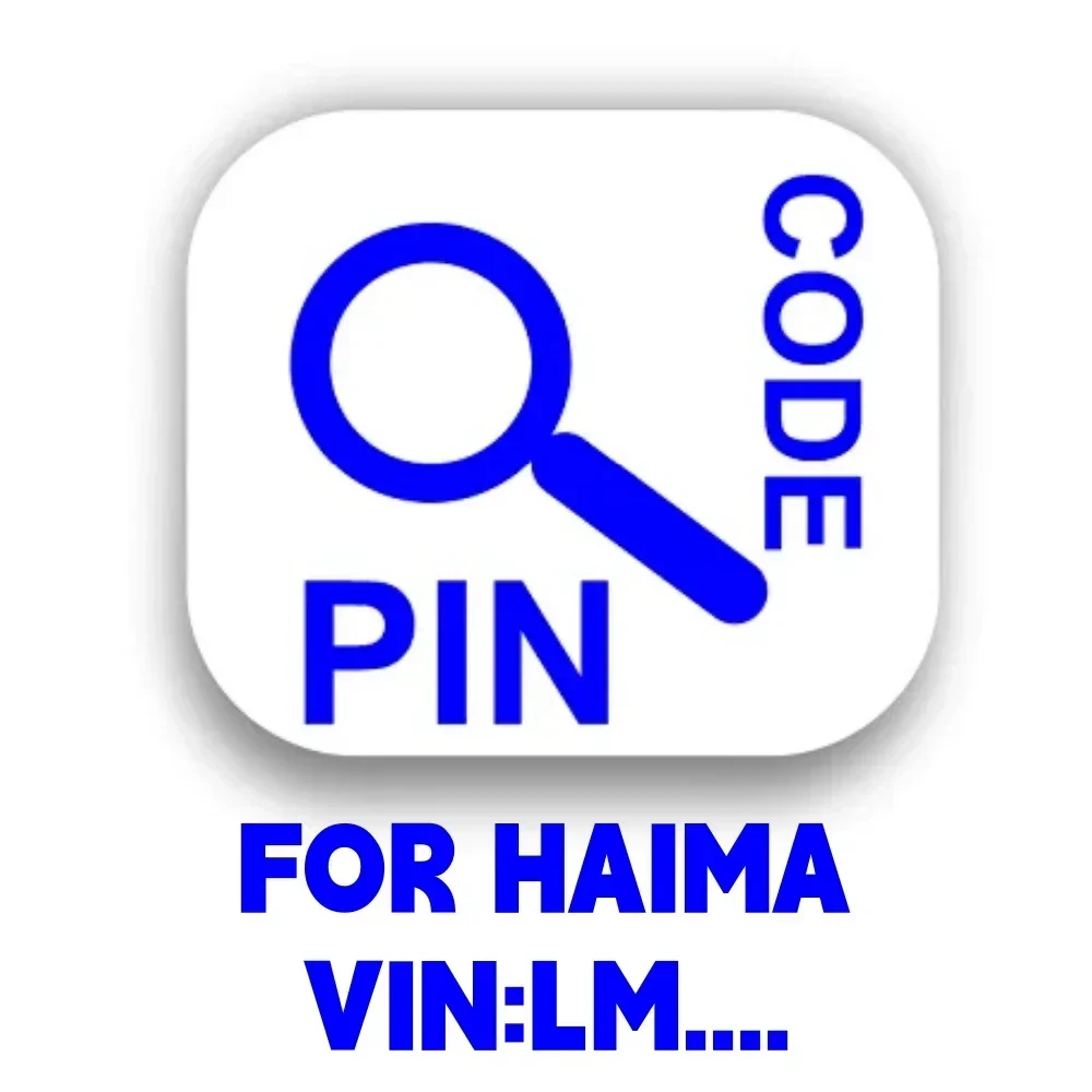 Immo pin code calculation service for HAIMA VIN NUMBER START WITH 