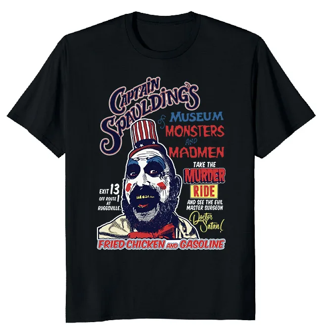 

NEW LIMITED Captain Spaulding's Museum Funny Novelty T-Shirt M-3XL Fast Shipping