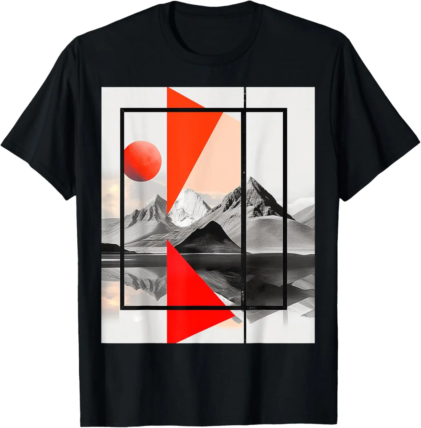 Nature Polygon Motif Drawing Geometric Geometric Art Nature T-Shirt