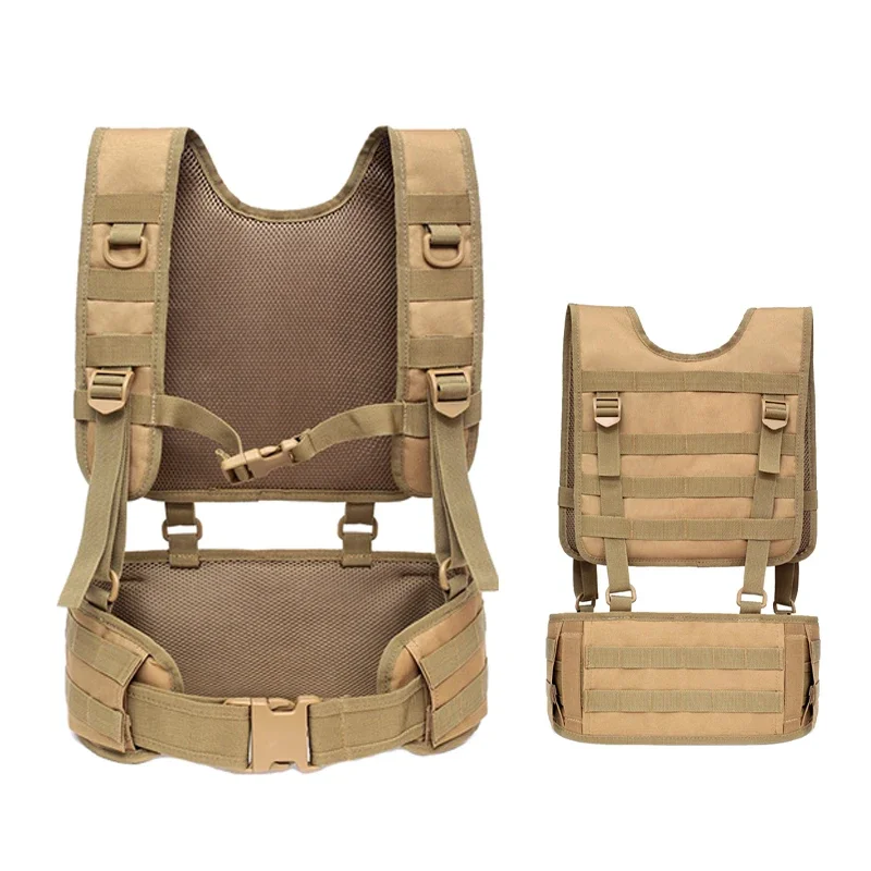 

Military Equipment Tactical Vest Molle Combat Assault Vest With Molle Waist Padded Belt Hunting Airsoft Body Armor