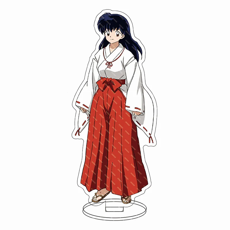 16CM Anime Figure Inuyasha Kagome Higurashi Sesshomaru Kikyo Miroku Sango Naraku Cos Acrylic Stand Ornaments Chrismas Gifts view 5