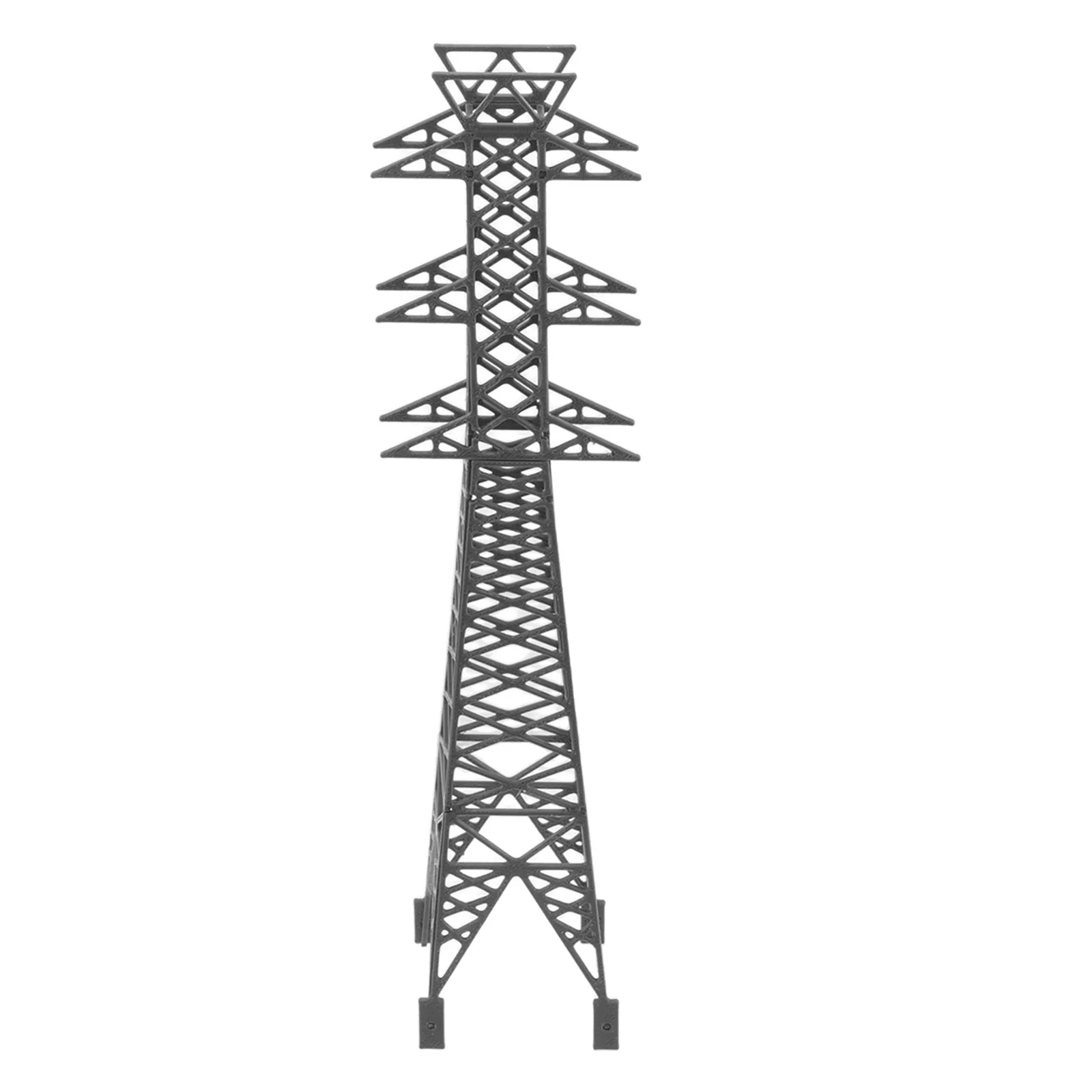 Miniature Electrical Transmission Tower Detailed Design for Hobbyist Modeling and Railway Scene Enhancement