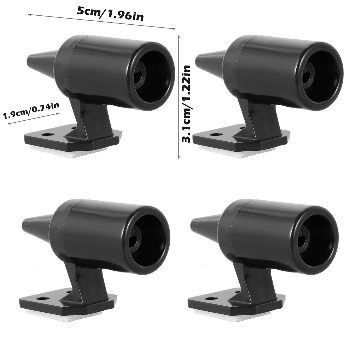 4 قطعة سيارة السلامة في الهواء الطلق المادية بالموجات فوق الصوتية الحيوان صفارة الإنذار 2/3-Hole الغزلان مبيد الحشرات الدراجات النارية الشاحنات جهاز تنبيه أداة إنذار #2