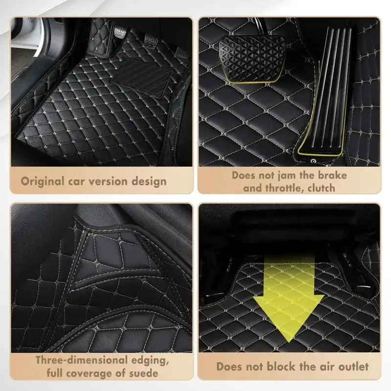 Car Floor Mat Trunk Mat for Nissan Teana Altima J32 2012 2011 2010 2009 2008 Leather Carpet Car Interior Accessories Decor view 6