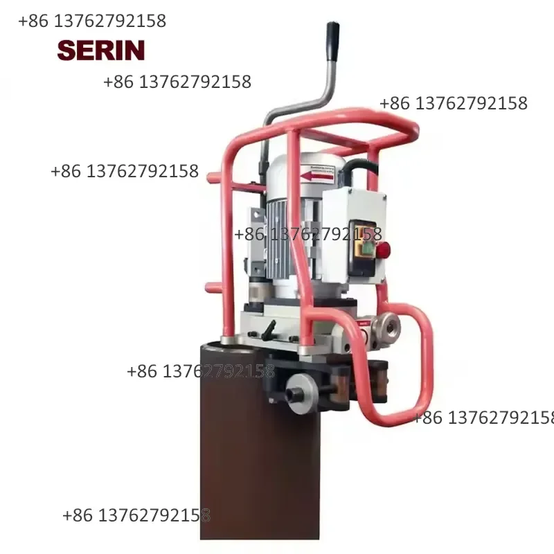 【2026】 SERIN PBM-20 Automatic Portable Plate Beveling Machine with PLC Core Components 1.1kW Power 30/45 Bevel Angles